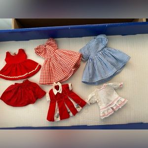 Vintage lot doll clothes
